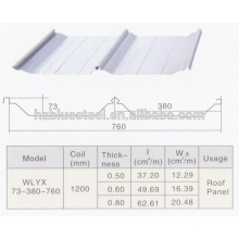 Automatische Gute Qualität PLC Industrial Self Lock Galvanisierte Dachherstellung Maschine zum Verkauf